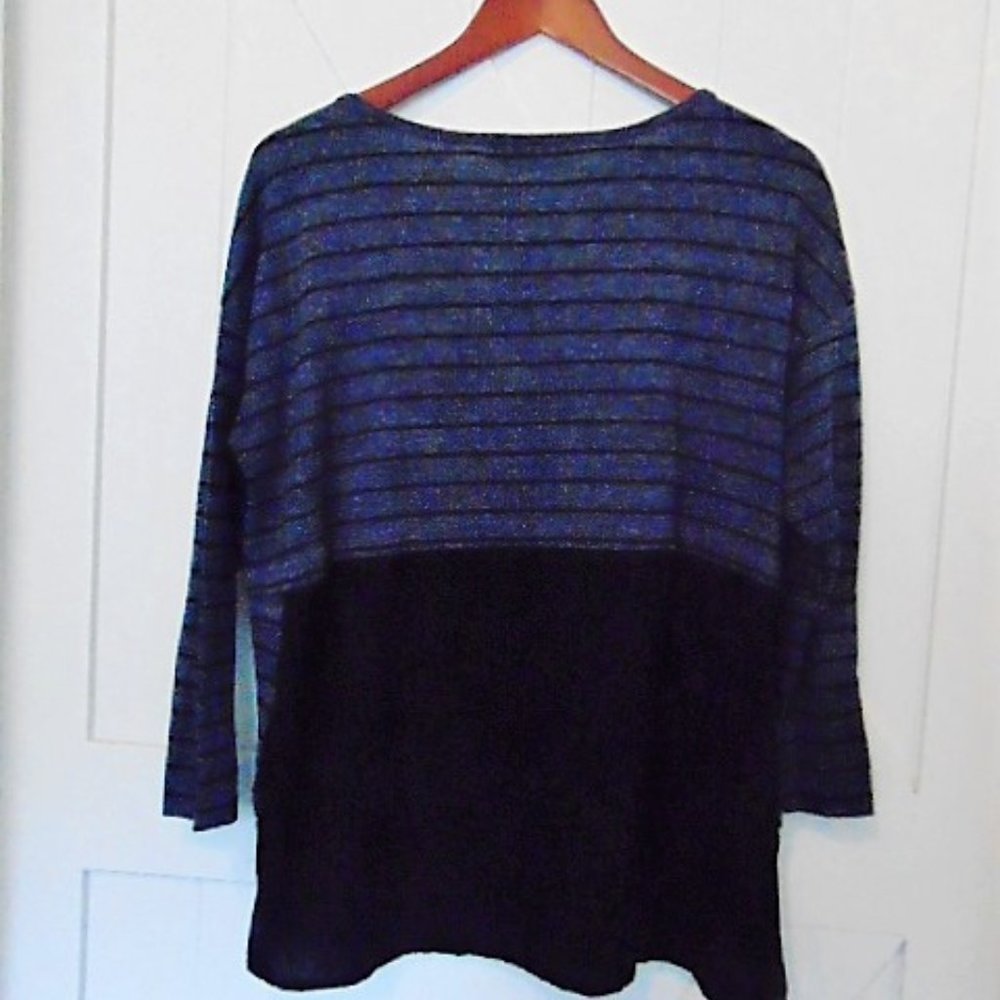 Ann‎ Taylor LOFT Long Sleeve Striped Tunic Top - Picture 4 of 6